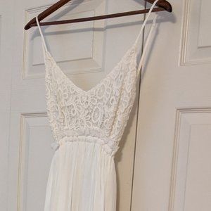 Laced Top Full length Dress